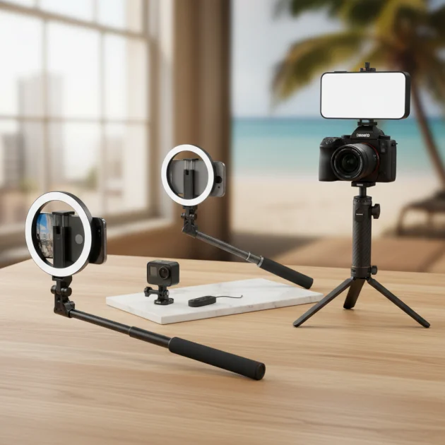 Insta360 Selfie Stick with Ring Light: 3 Best Options